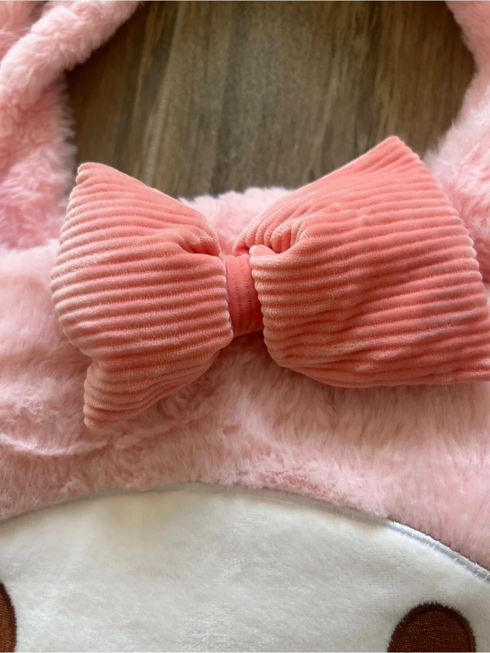 Plush Crossbody Bag for Kids - Pink